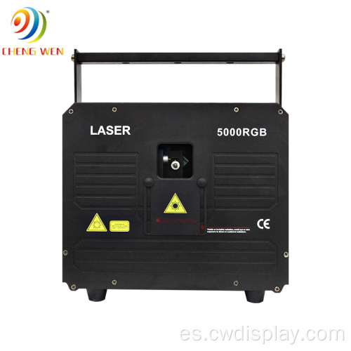 10W Professional DMX Luz láser a todo color